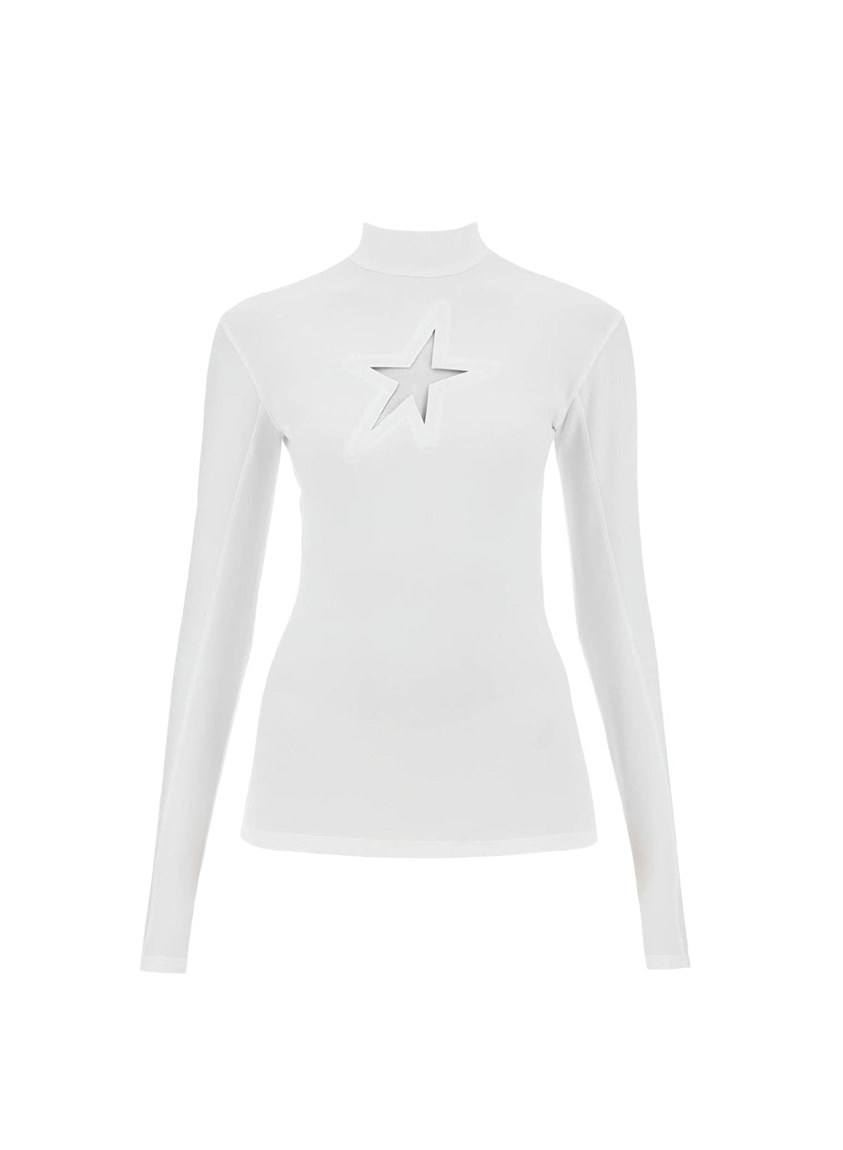SNOW // white star top