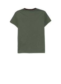 SLATE GREEN / PLUM // green baby t-shirt