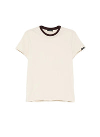 CEMENT / PLUM // grey baby t-shirt