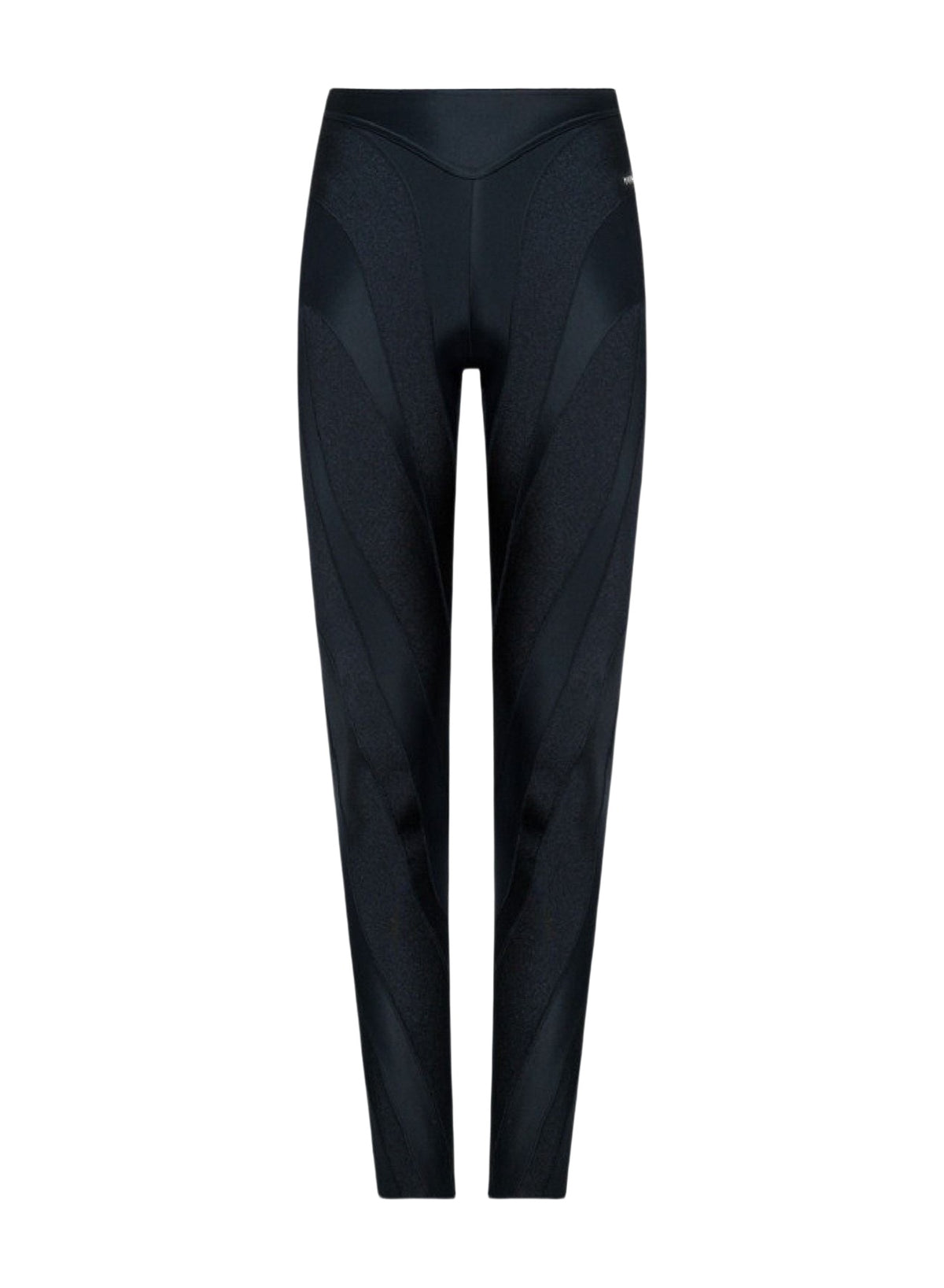 Legging Spiral opaques - Black & Black
