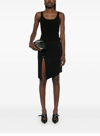 BLACK // black sculpting knit tank top