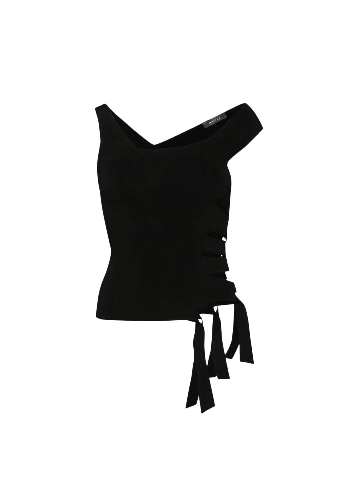 Top en maille bandage - Black