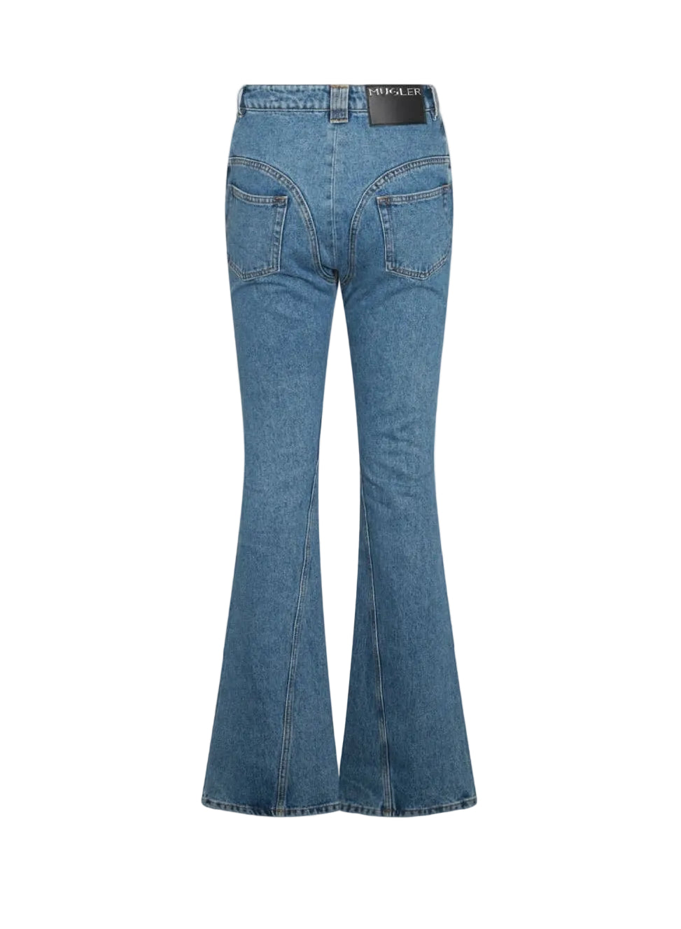 TOKYO DARK BLUE // blue flared jeans