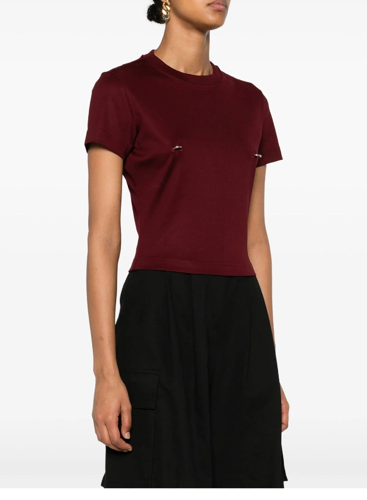 T-shirt baby avec piercing - Blood Red