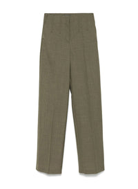 KAKI // khaki corset tailored trousers