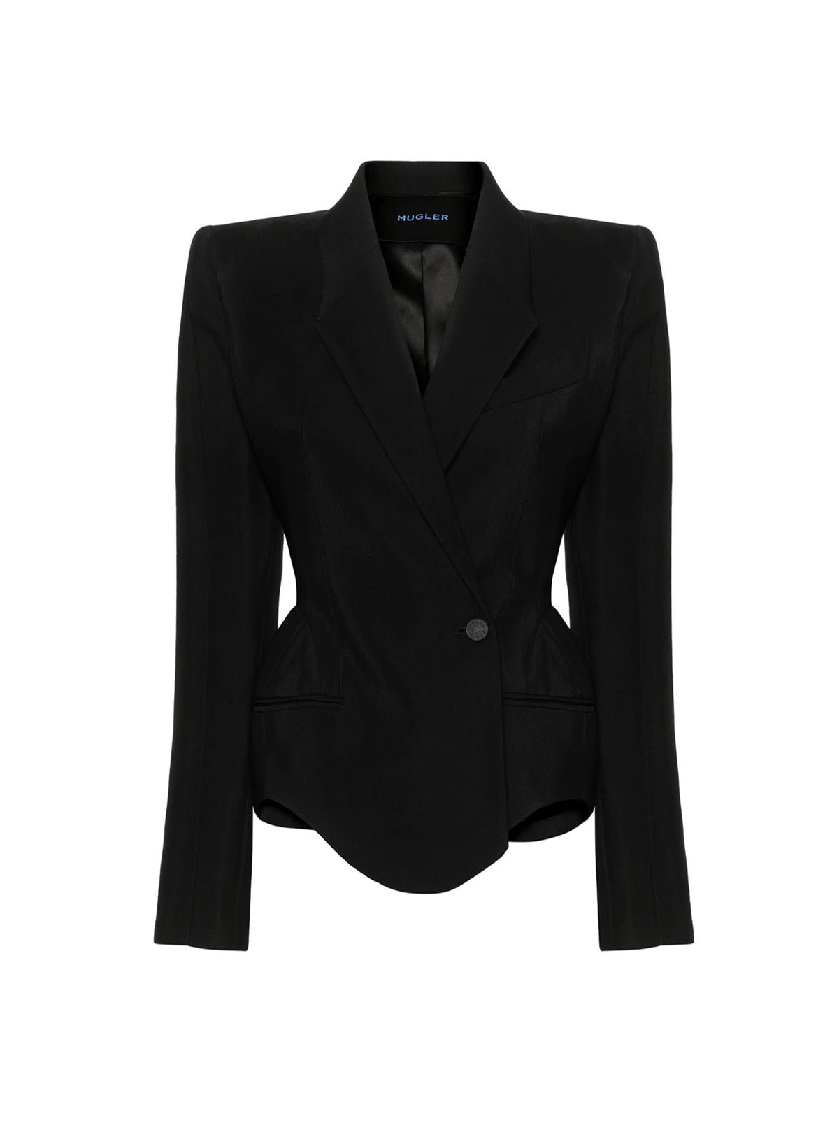 BLACK // black mugler signature jacket