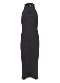BLACK // black star sleeveless dress