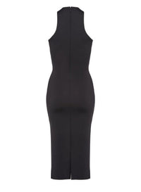 BLACK // black star sleeveless dress