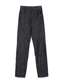 RAW BLUE // raw blue spiral baggy jeans