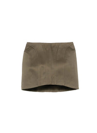Jupe tailleur mini - Kaki