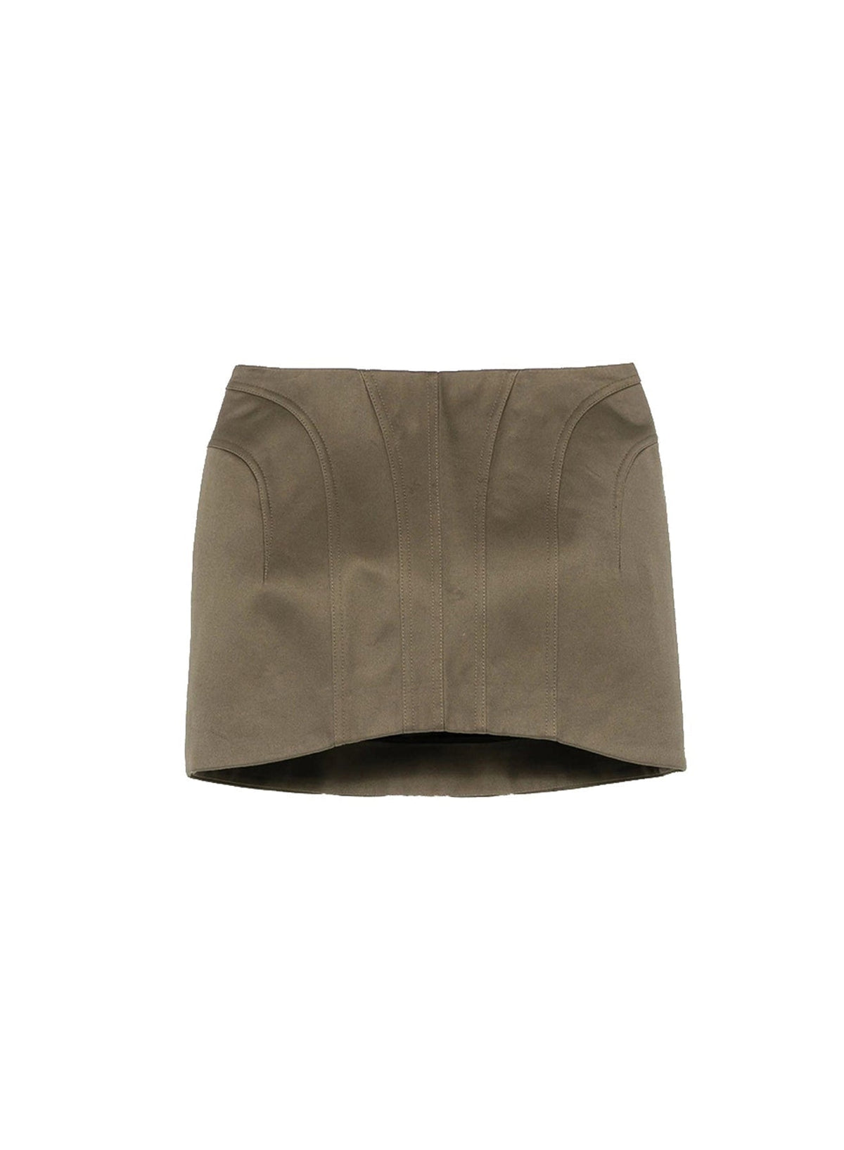 Jupe tailleur mini - Kaki
