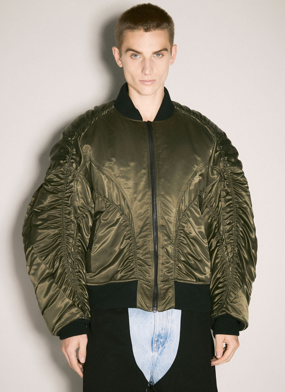 Blouson aviateur satiné - Military Green