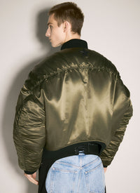 Blouson aviateur satiné - Military Green