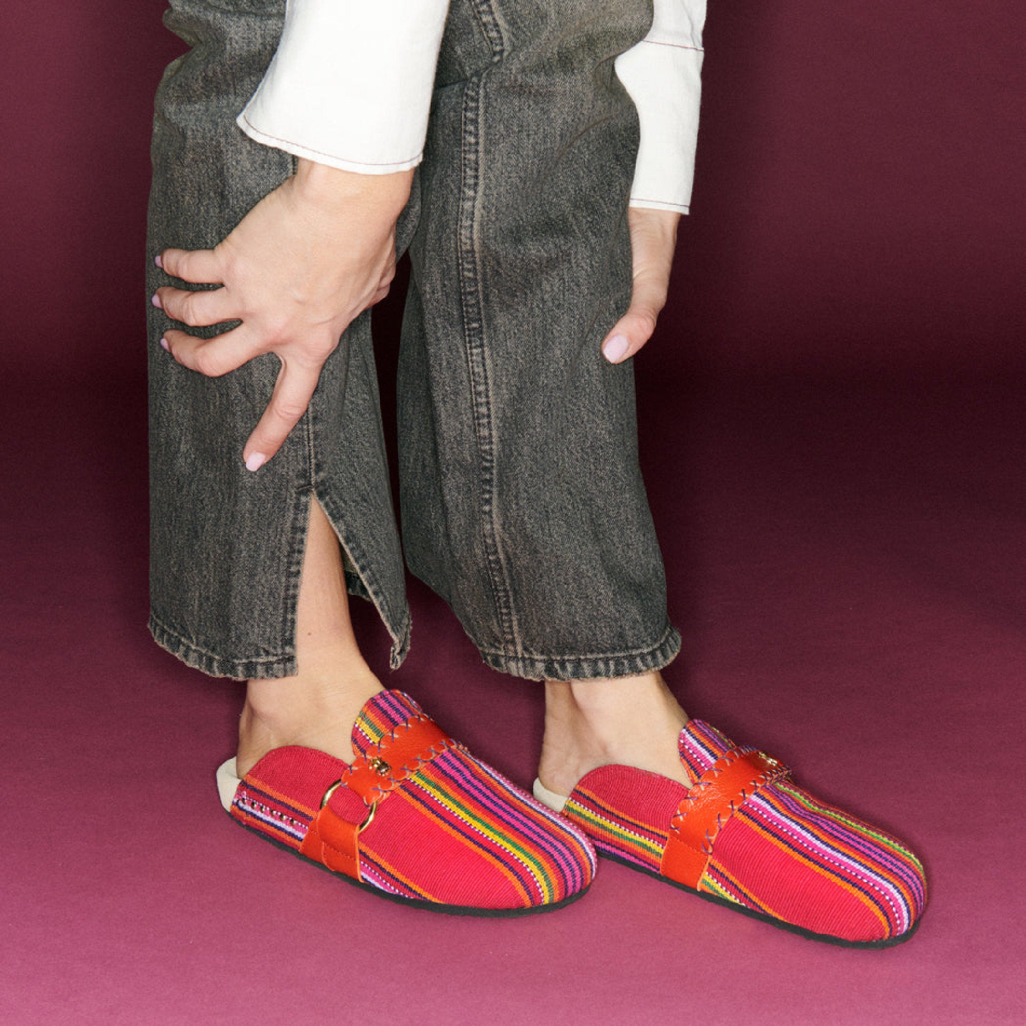 Mules Georgette en cuir - Poncho