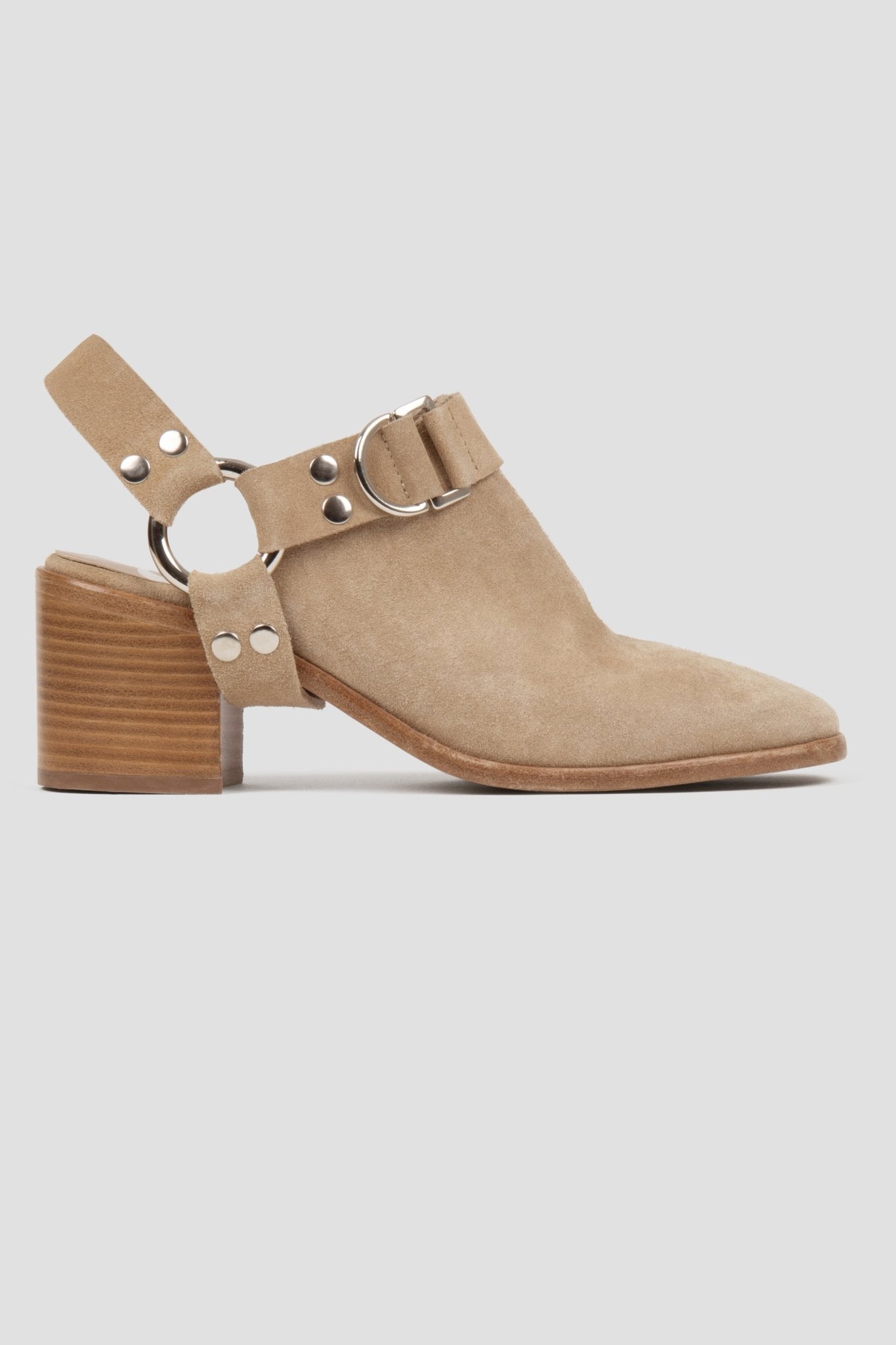 Mules Mitchell en cuir - Sable
