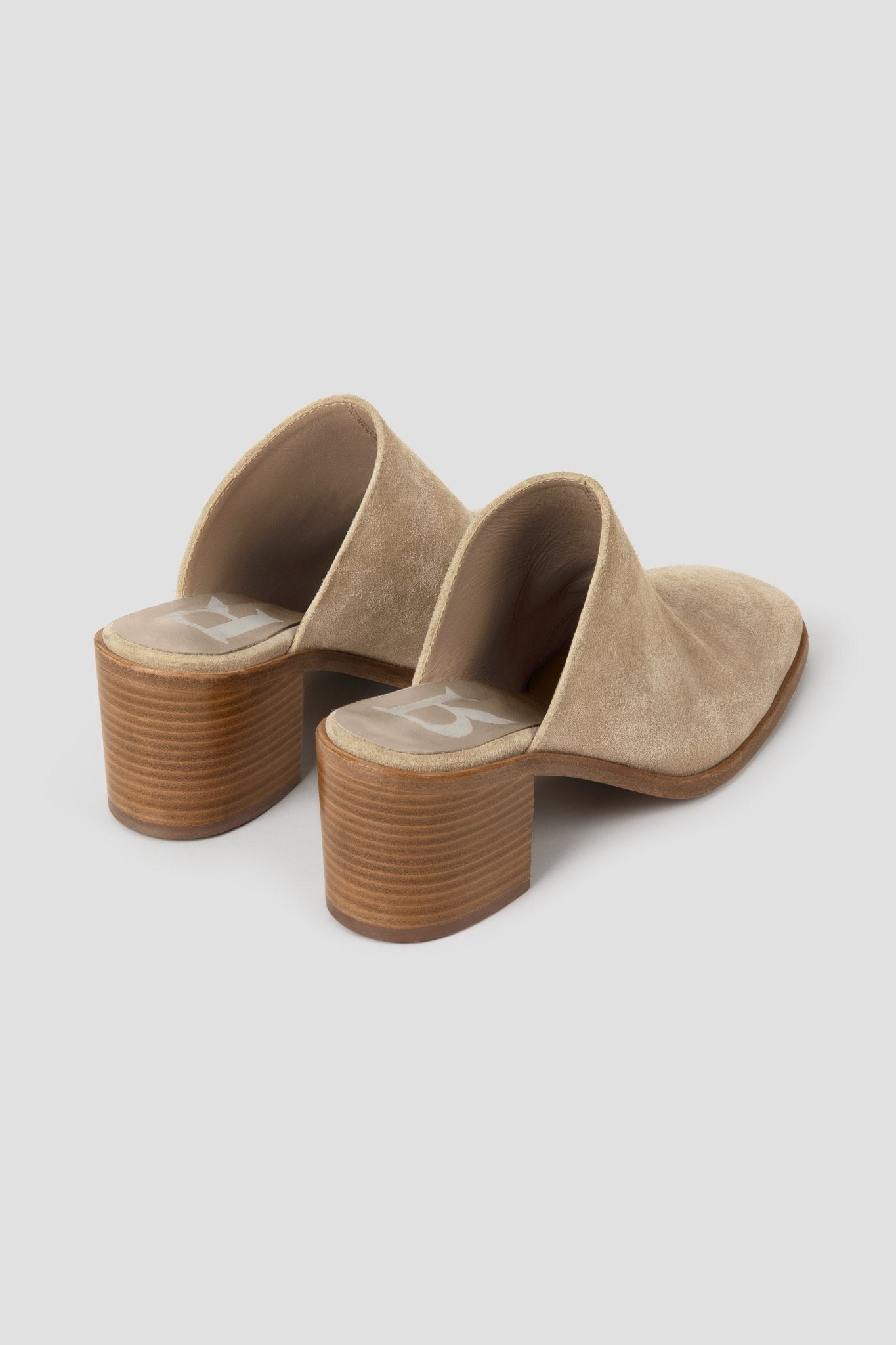 Mules Mitchell en cuir - Sable