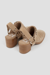 Mules Mitchell en cuir - Sable