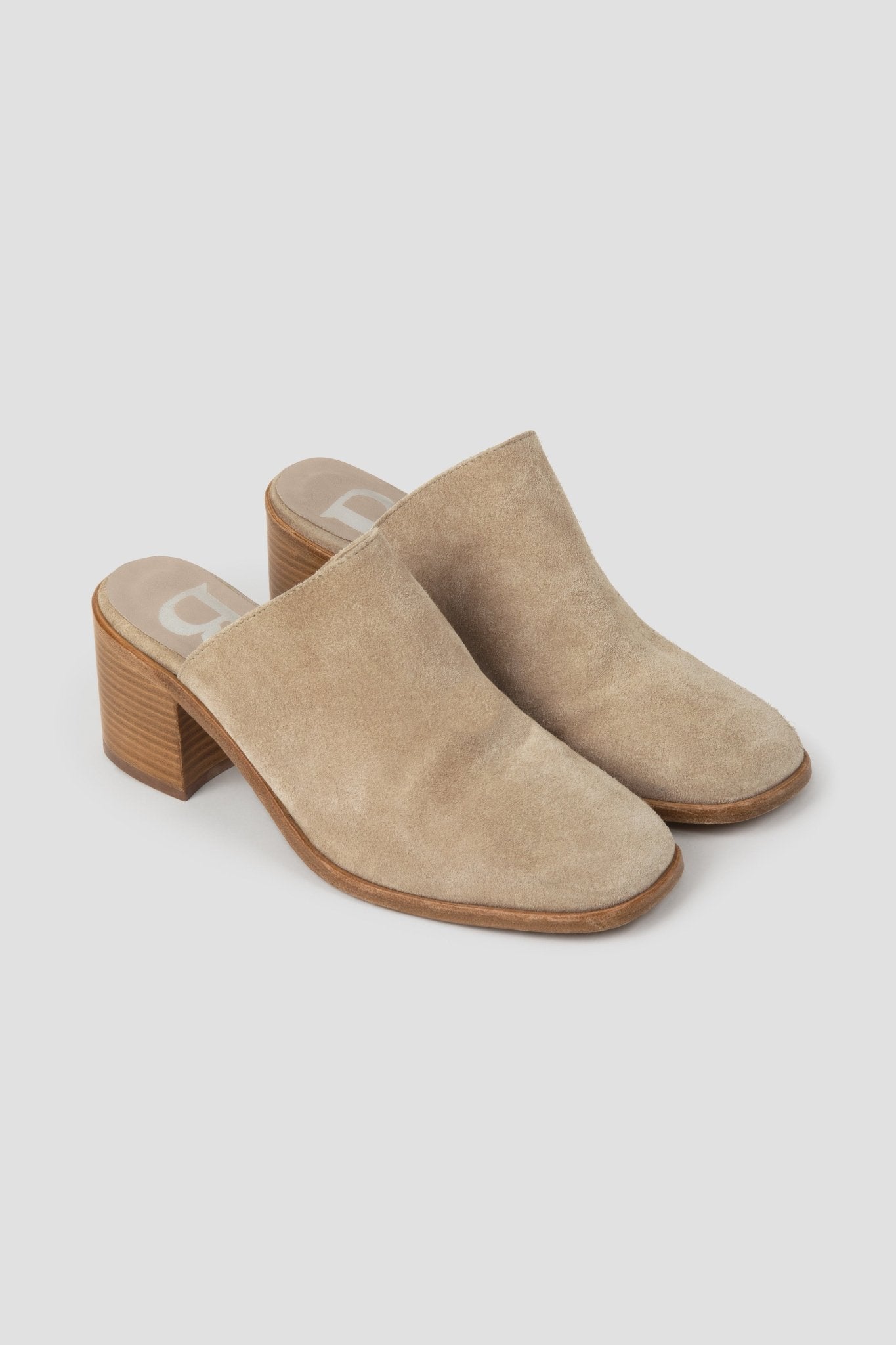 Mules Mitchell en cuir - Sable