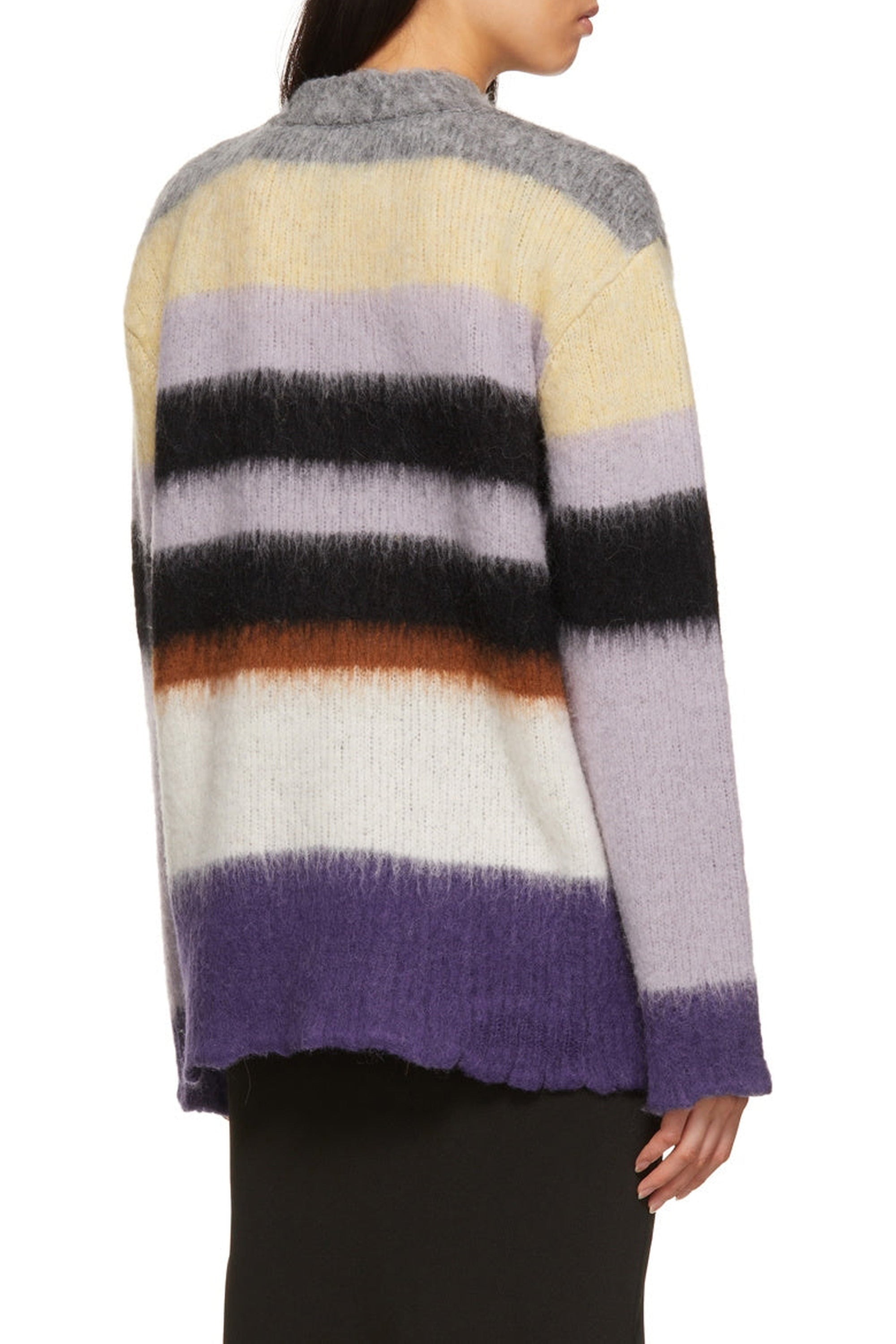 Pull à rayures en laine - Gold & Yellow