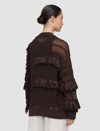 Espresso Cardigan Maille - Espresso