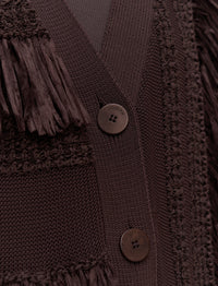 Espresso Cardigan Maille - Espresso