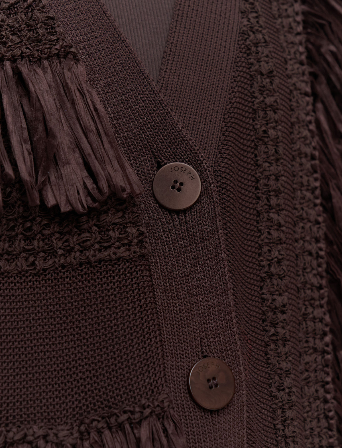 Espresso Cardigan Maille - Espresso