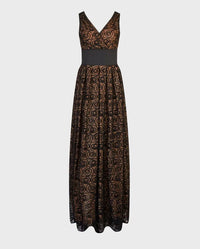 Robe Muse à détails brodés - Black
