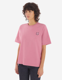 Bold Fox Head Patch Comfort Tee Shirt - Rosebud