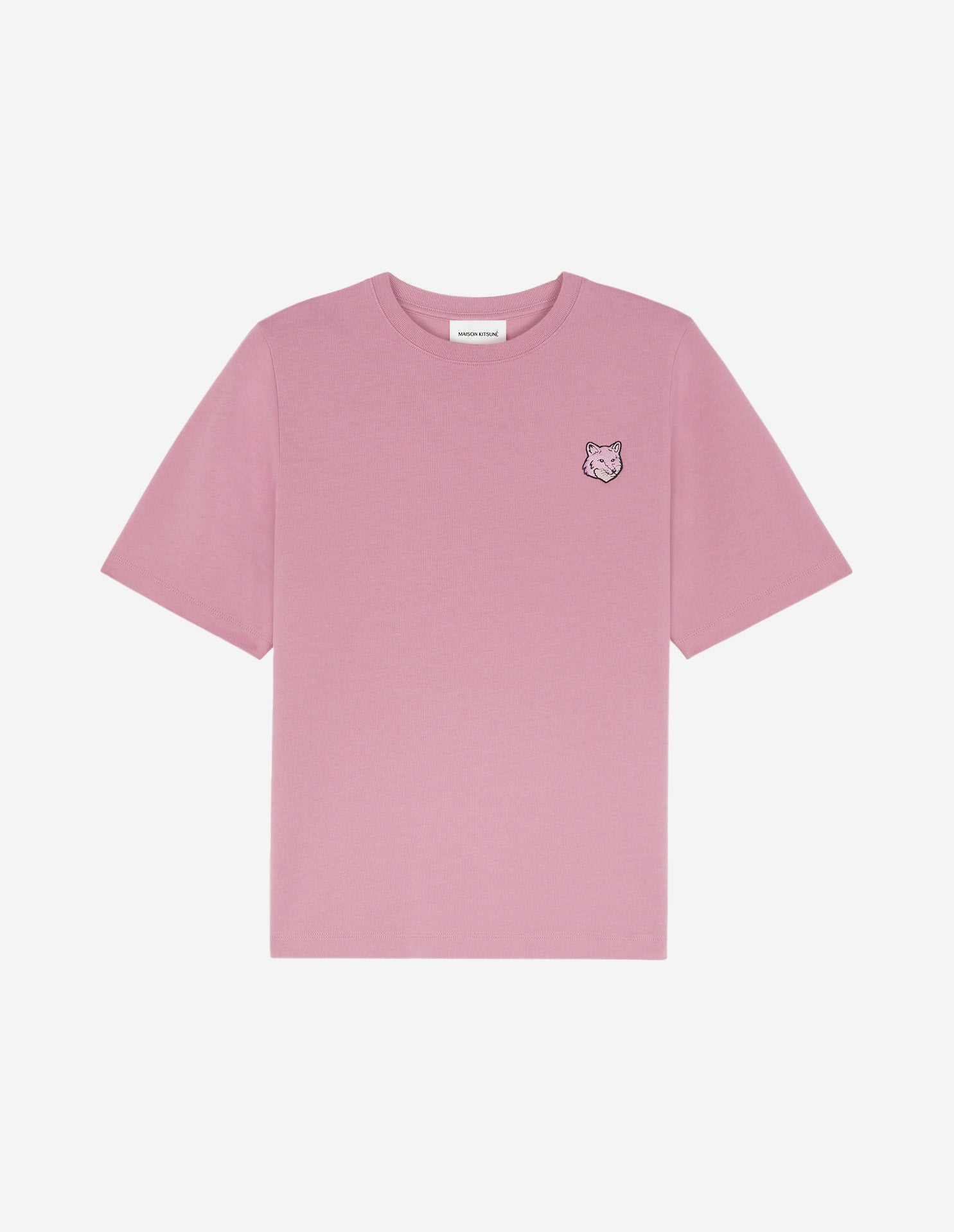 Bold Fox Head Patch Comfort Tee Shirt - Rosebud
