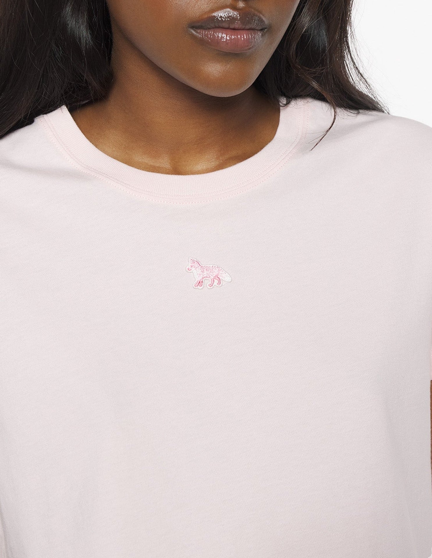 T-shirt baby Patch Baby Fox - Rosewater