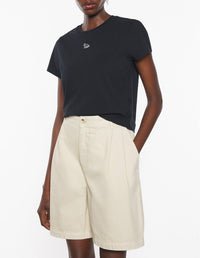 Baby Patch Baby Fox T-shirt - Black