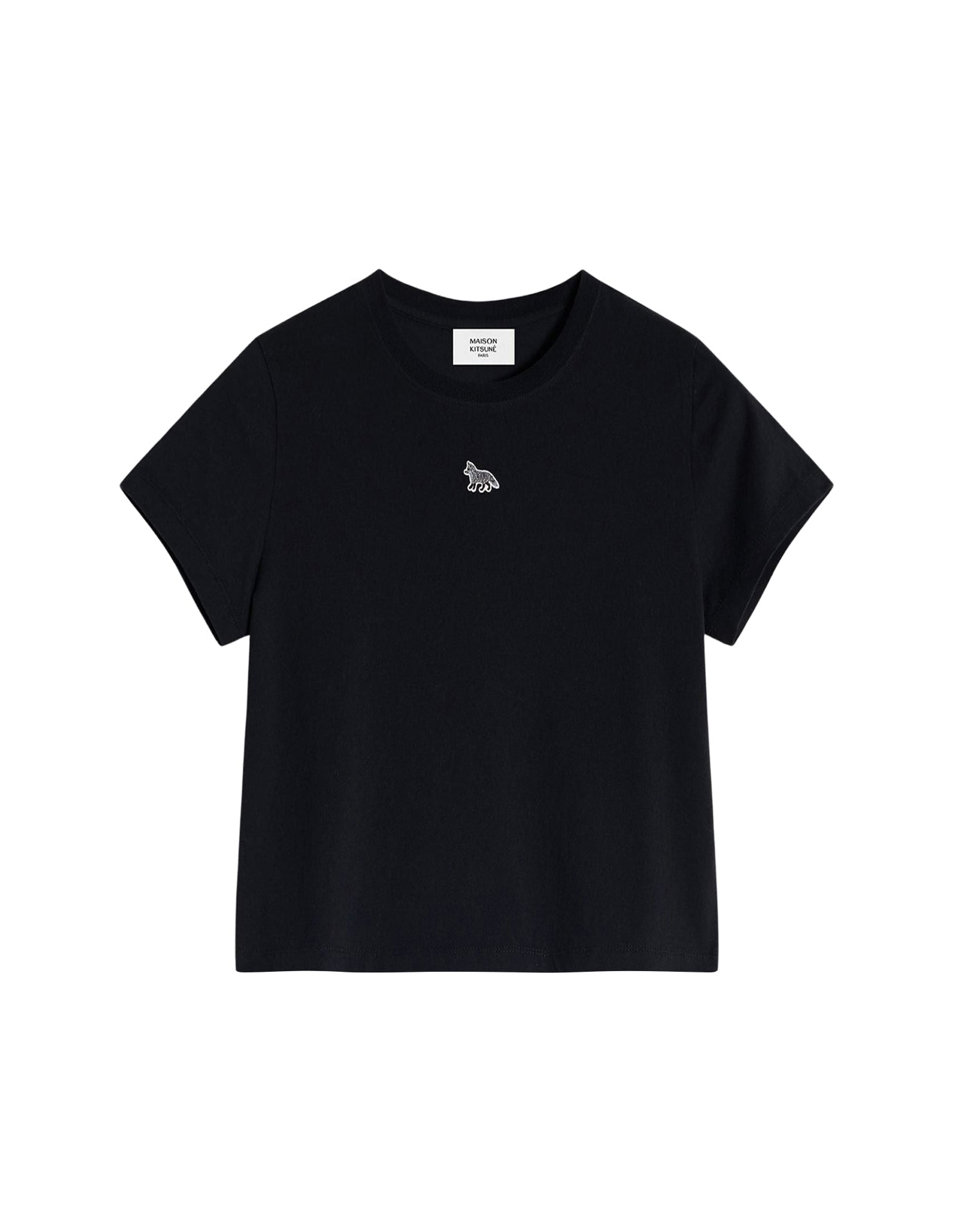 T-shirt baby Patch Baby Fox - Black