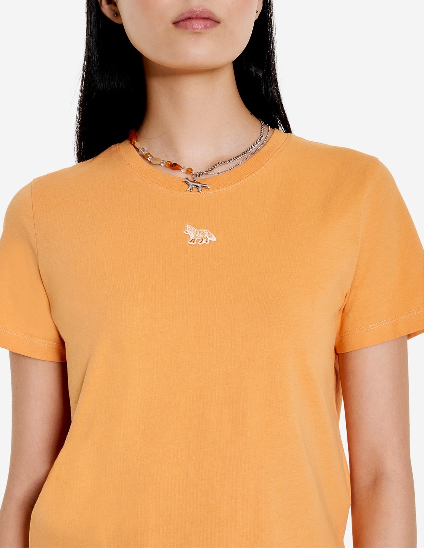 T-shirt Baby Foxt avec écusson - Sunset Orange