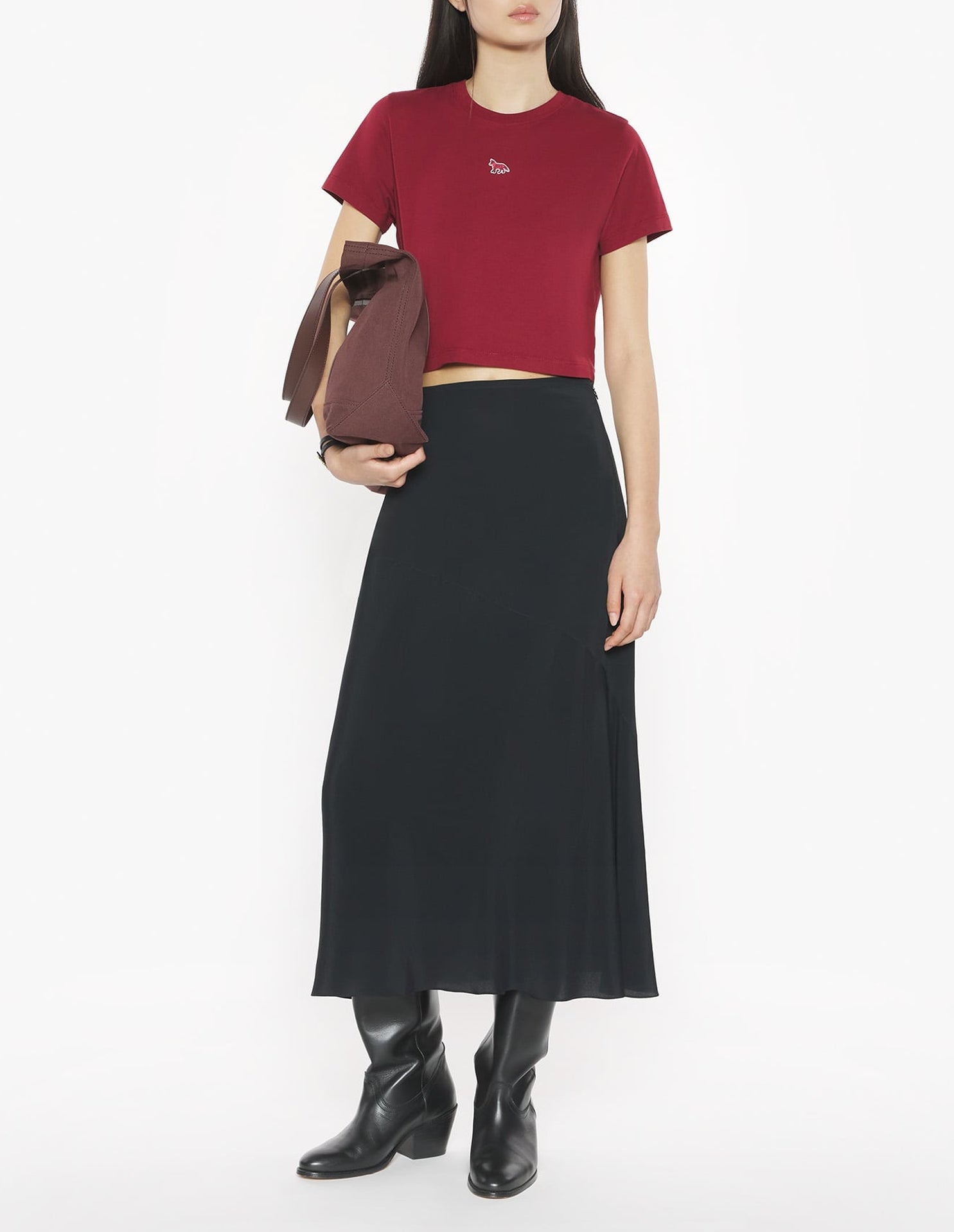 Baby Fox T-shirt - Red Brown