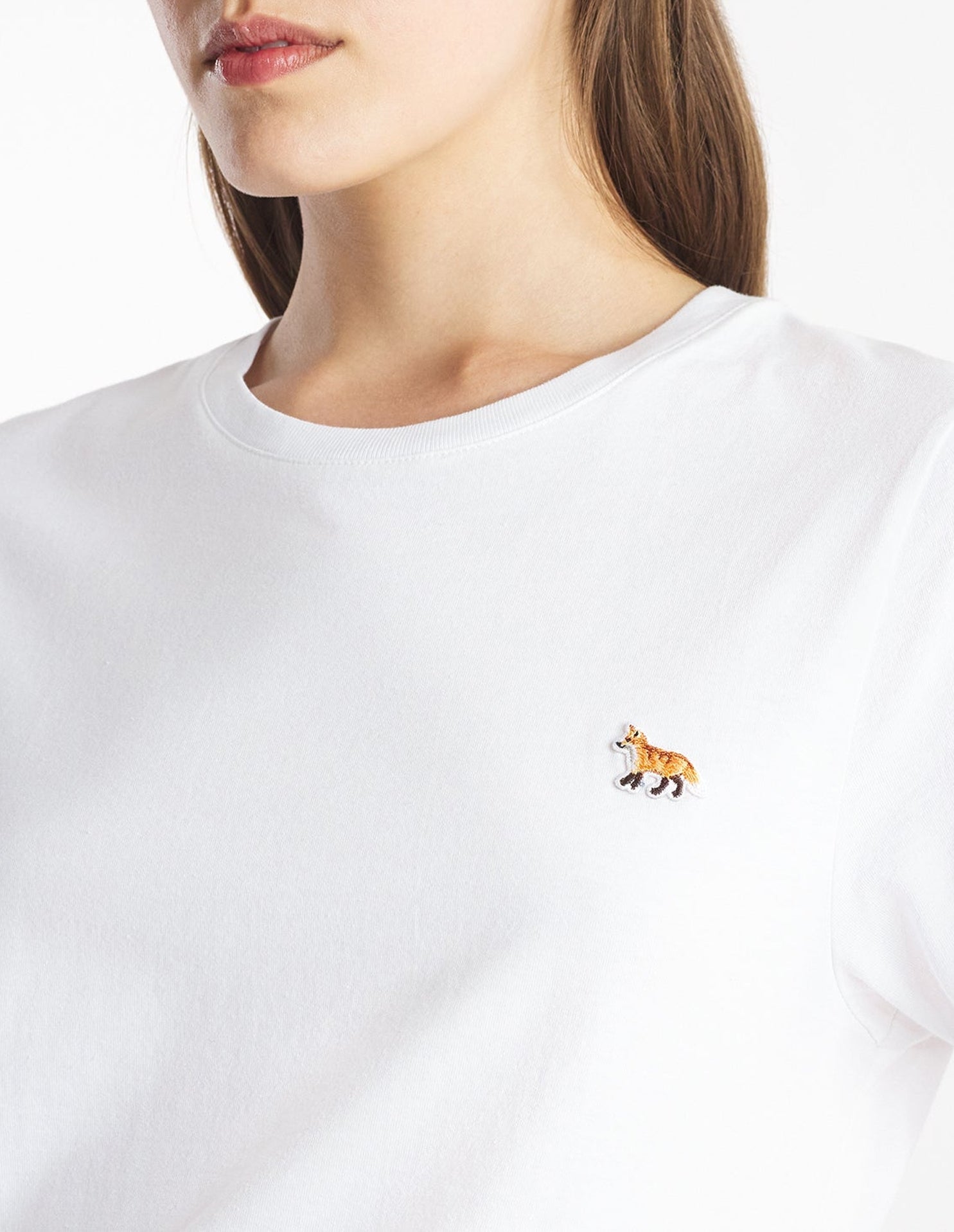 T-shirt Baby Fox avec écusson - White