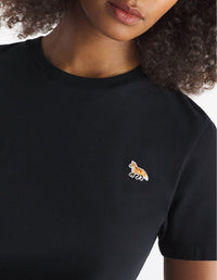 Baby Fox T-shirt with patch - Black