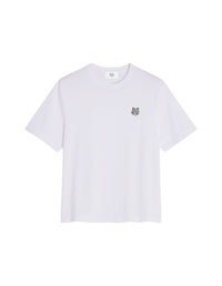 T-shirt Bold Fox Head avec écusson - White