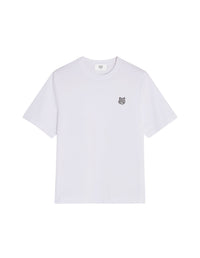 Bold Fox Head T-shirt with patch - White