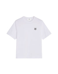 T-shirt Bold Fox Head avec écusson - White