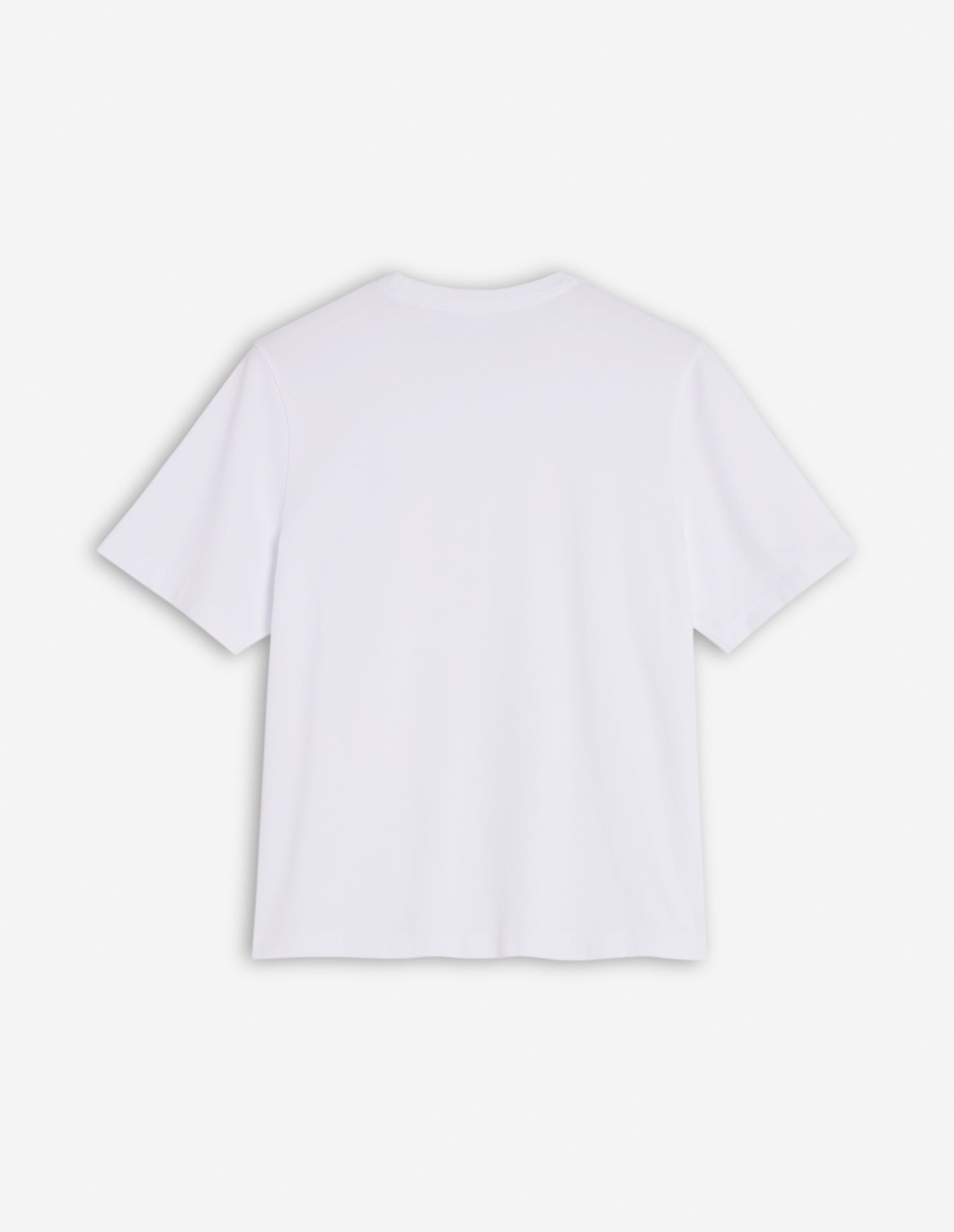 T-shirt Bold Fox Head avec écusson - White