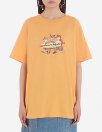 T-shirt avec impression - Sunset Orange