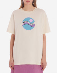 T-shirt à encolure arrondie - Paper