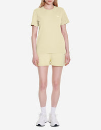T-shirt Baby Foxt avec écusson - Chalk Yellow