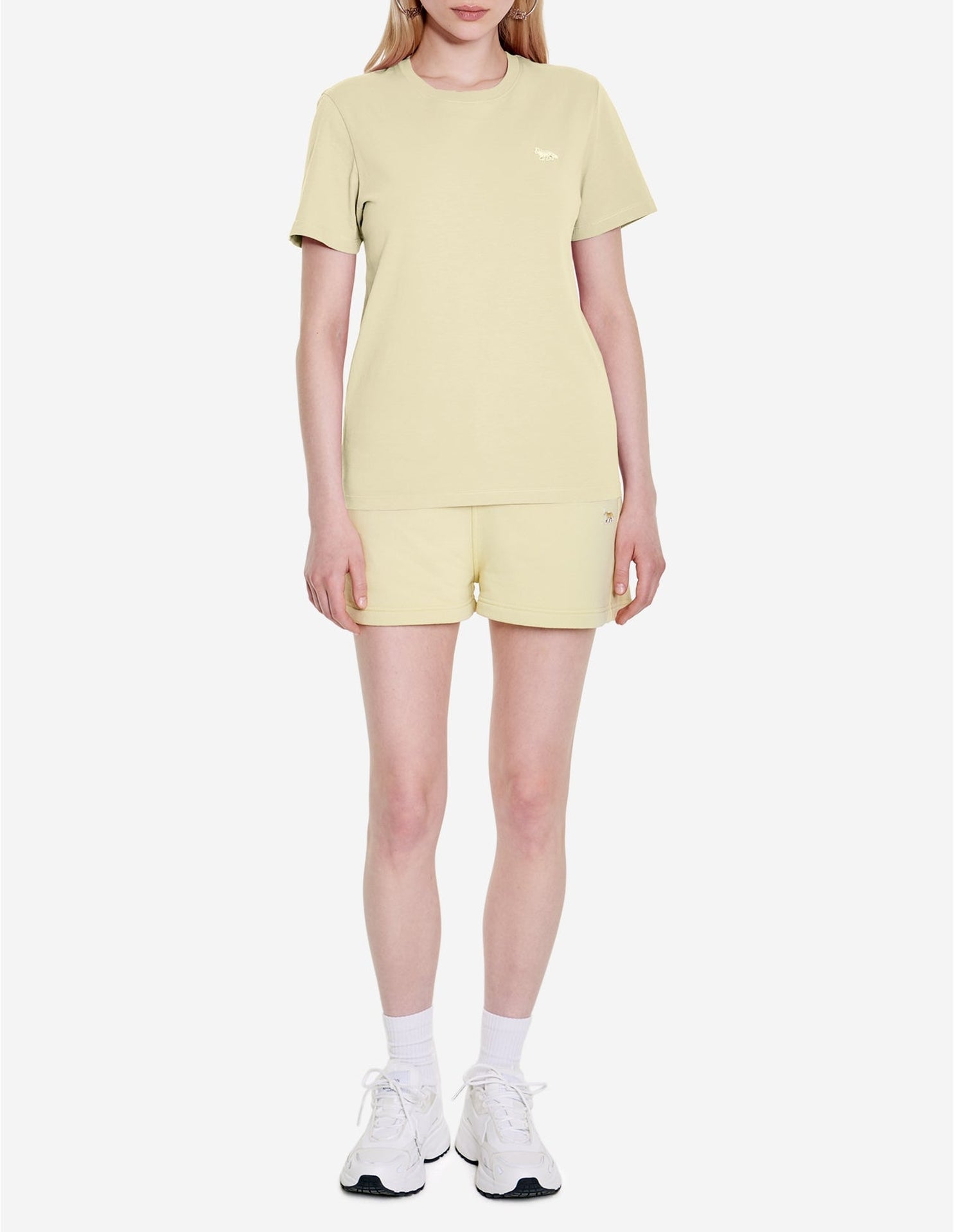T-shirt Baby Foxt avec écusson - Chalk Yellow