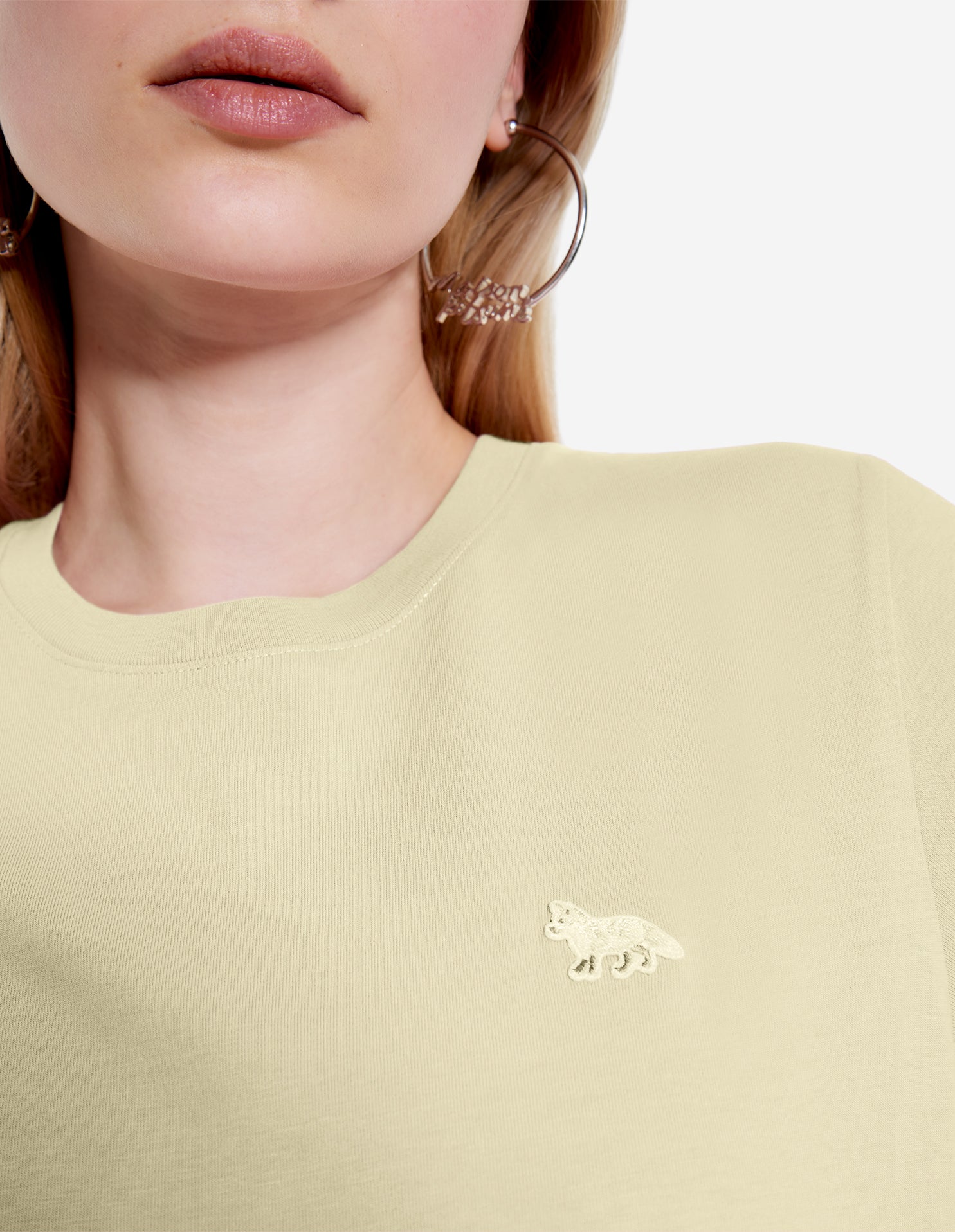 T-shirt Baby Foxt avec écusson - Chalk Yellow