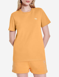 T-shirt Baby Foxt avec écusson - Sunset Orange