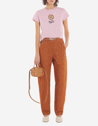 T-shirt à encolure arrondie - Mist Pink