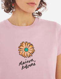 T-shirt à encolure arrondie - Mist Pink