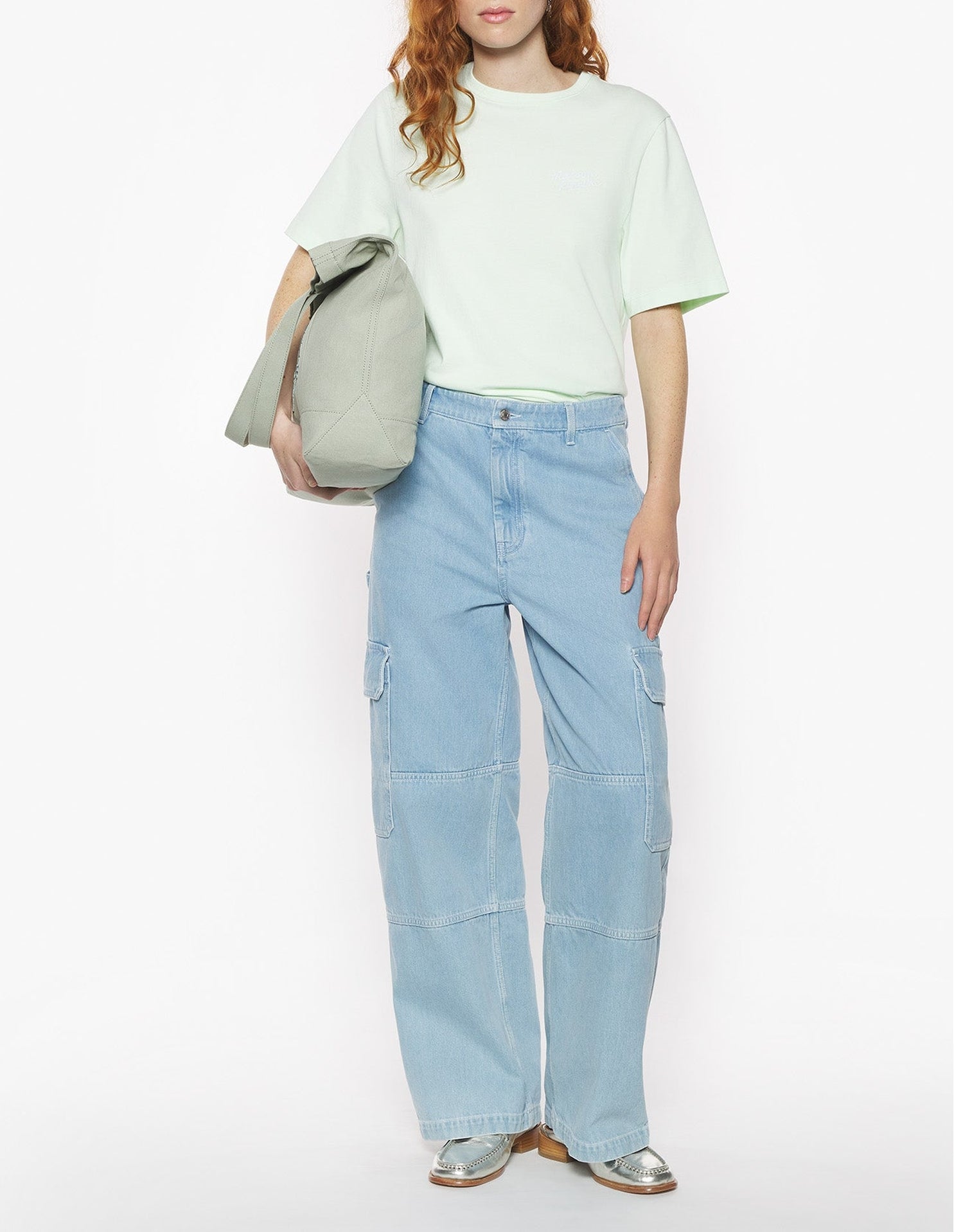 T-shirt by Maison Kitsuné - Mint Ice