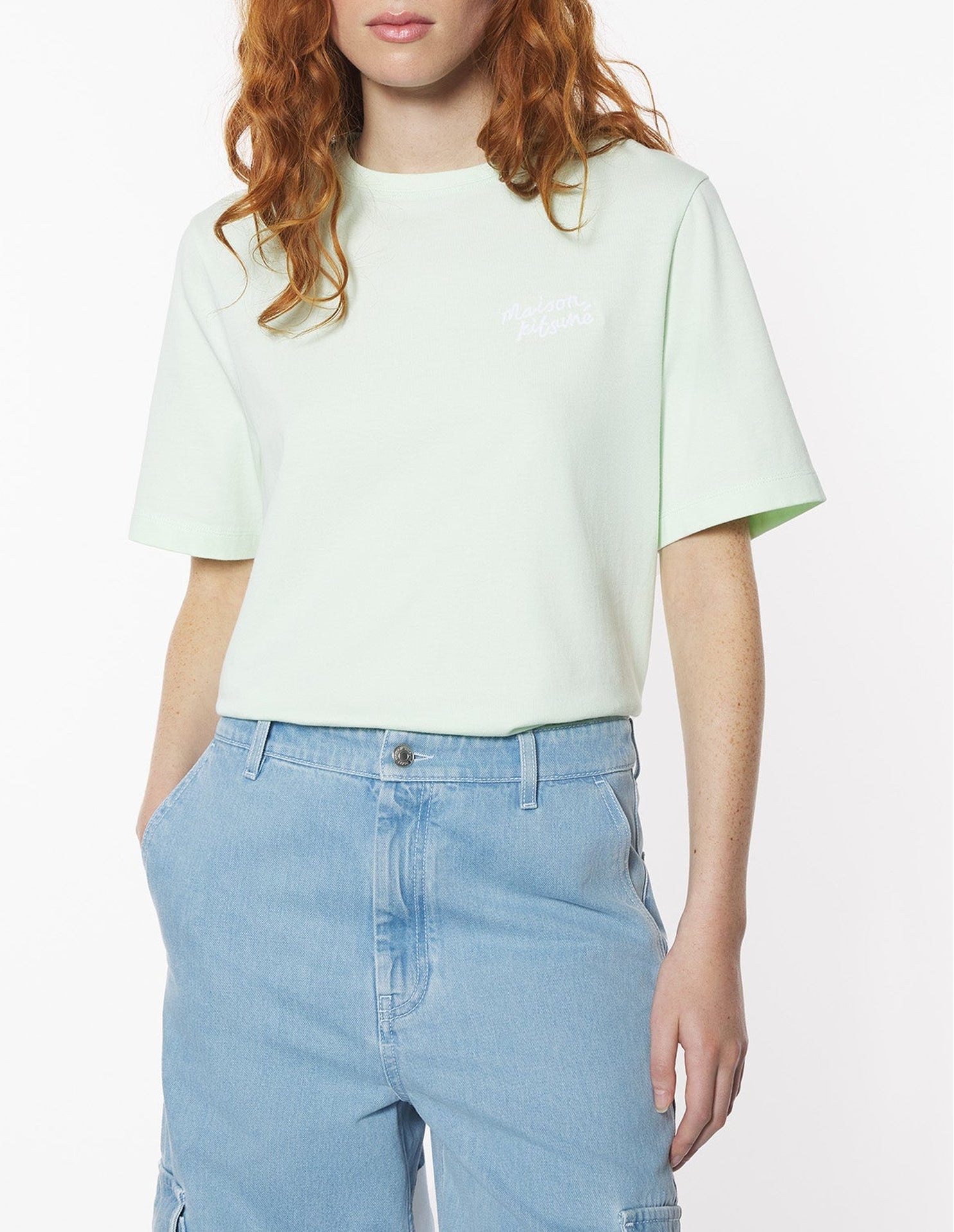 T-shirt by Maison Kitsuné - Mint Ice